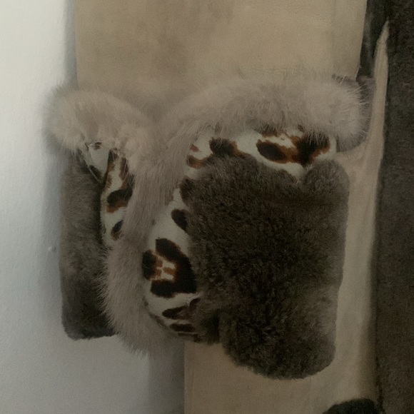 Fur coat 100% lambskin - Picture 6 of 14